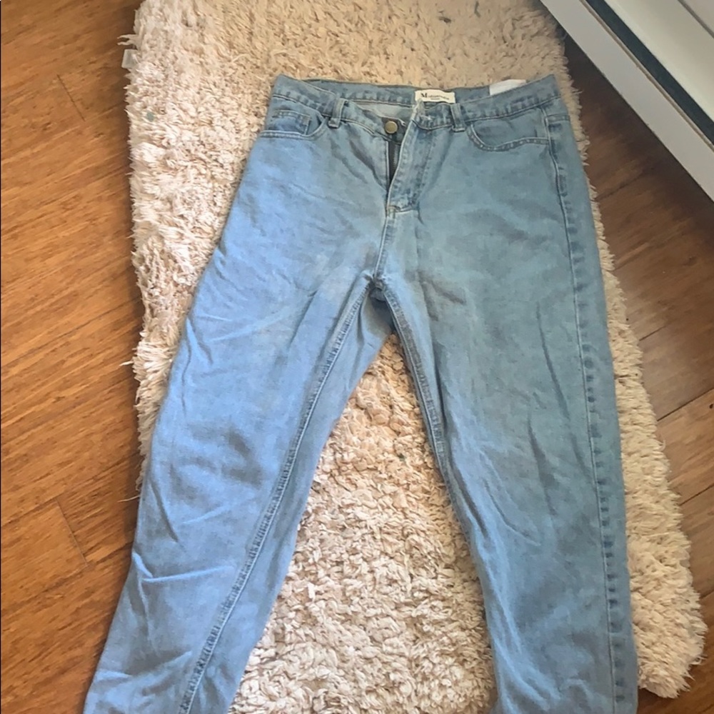 Midiostudio Light-wash Mom Jeans